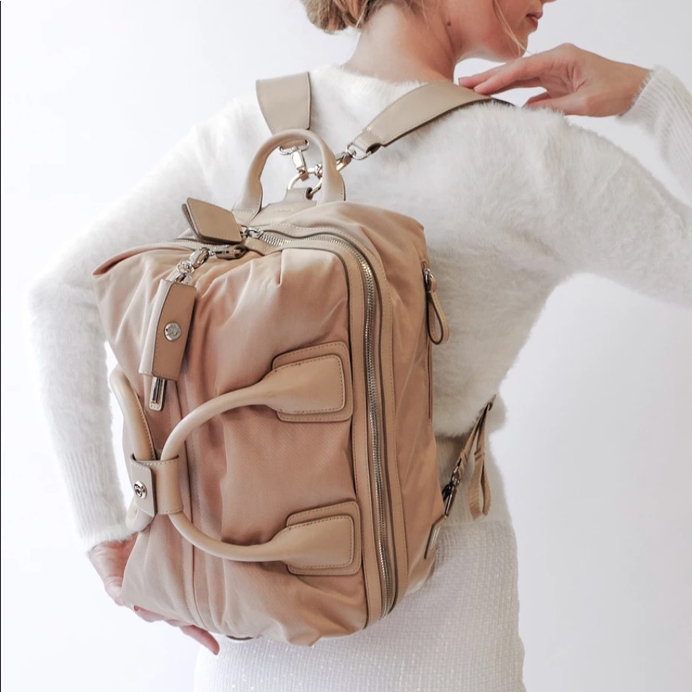 Caraa Medium Studio Backpack in Sand